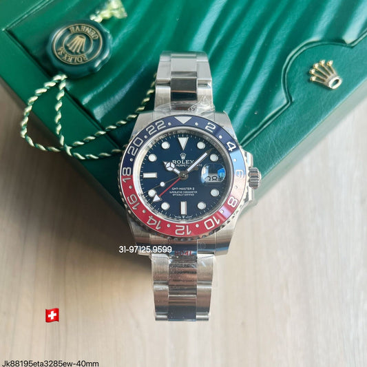 Rolex GMT - Fundo Azul