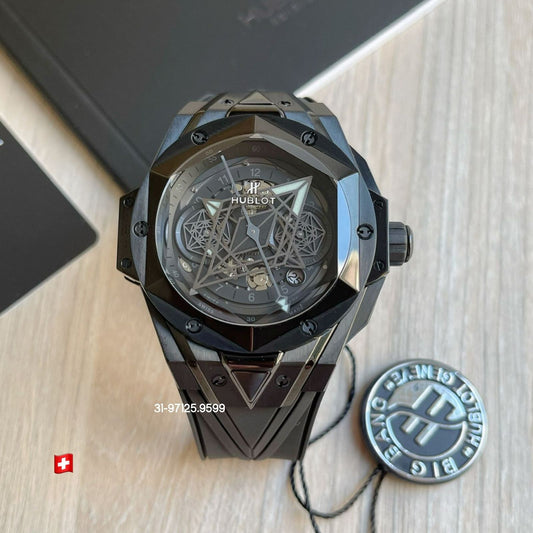 Hublot sang bleu