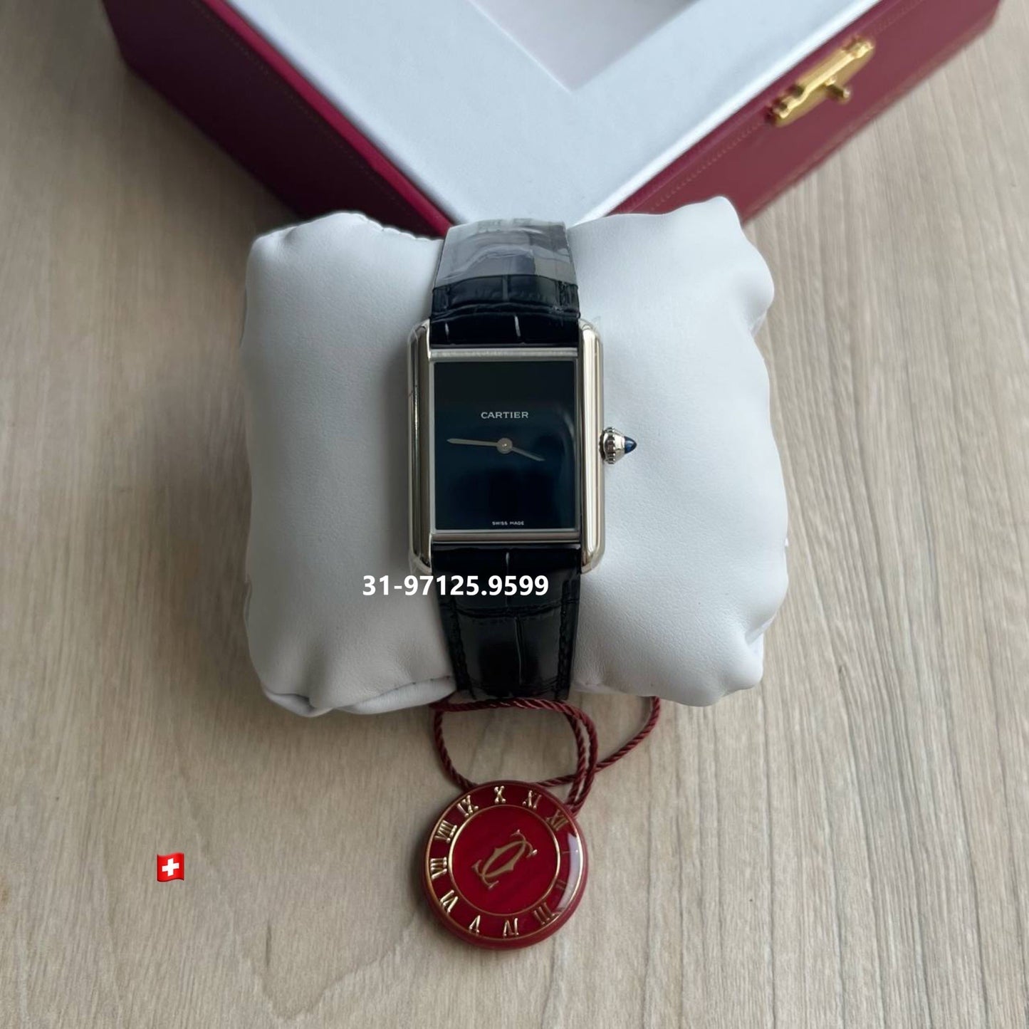 Tank de Cartier / azul