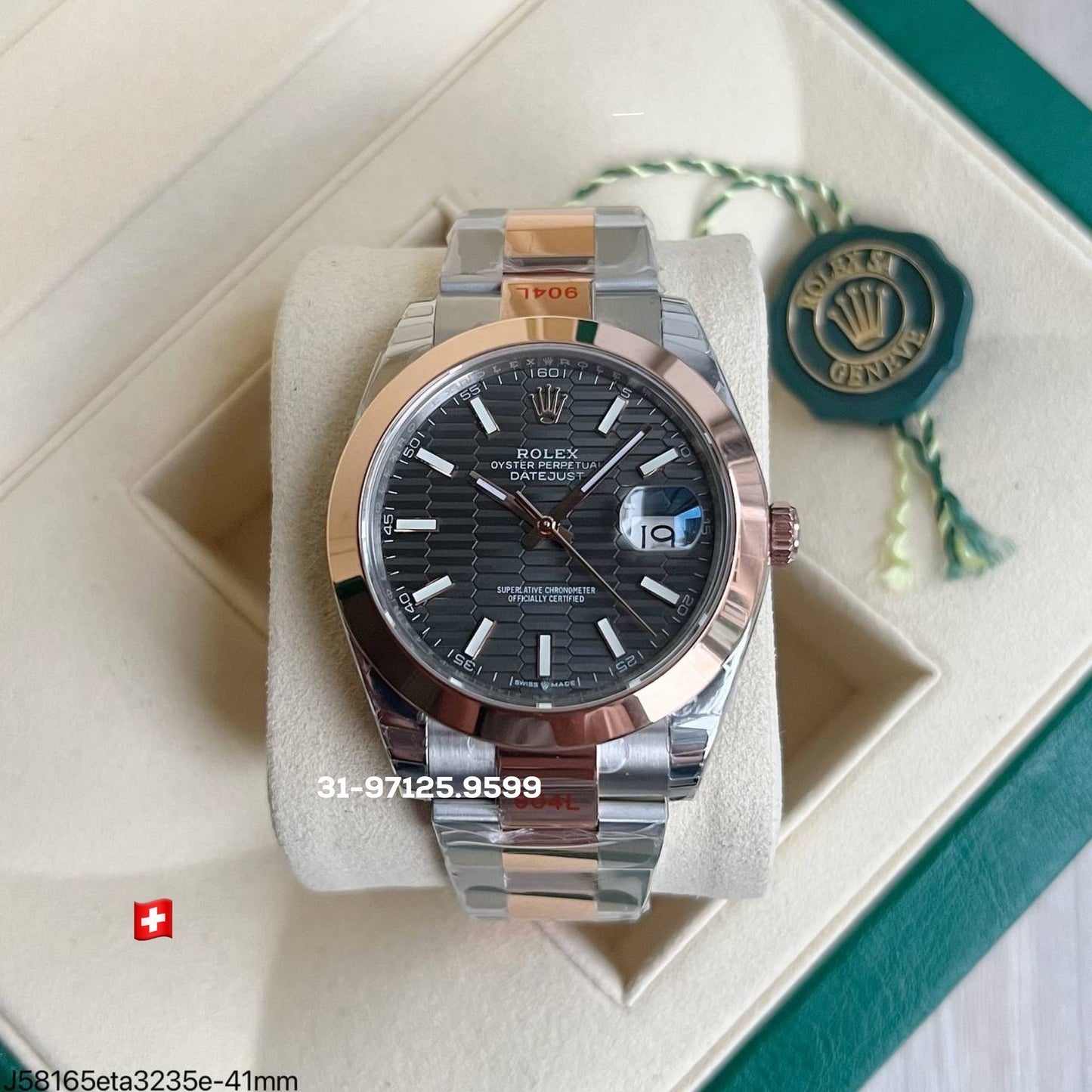 Rolex Datejust - 41mm / Misto Rose - modelo novo