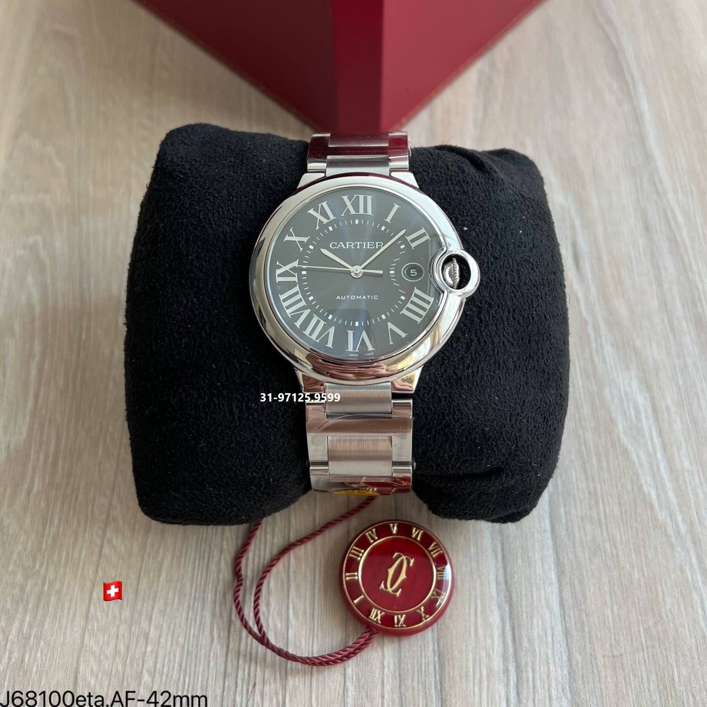 Ballon de Cartier - 42mm / Azul