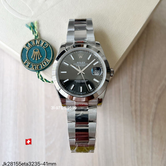 Rolex Datejust - 41mm / fundo cinza
