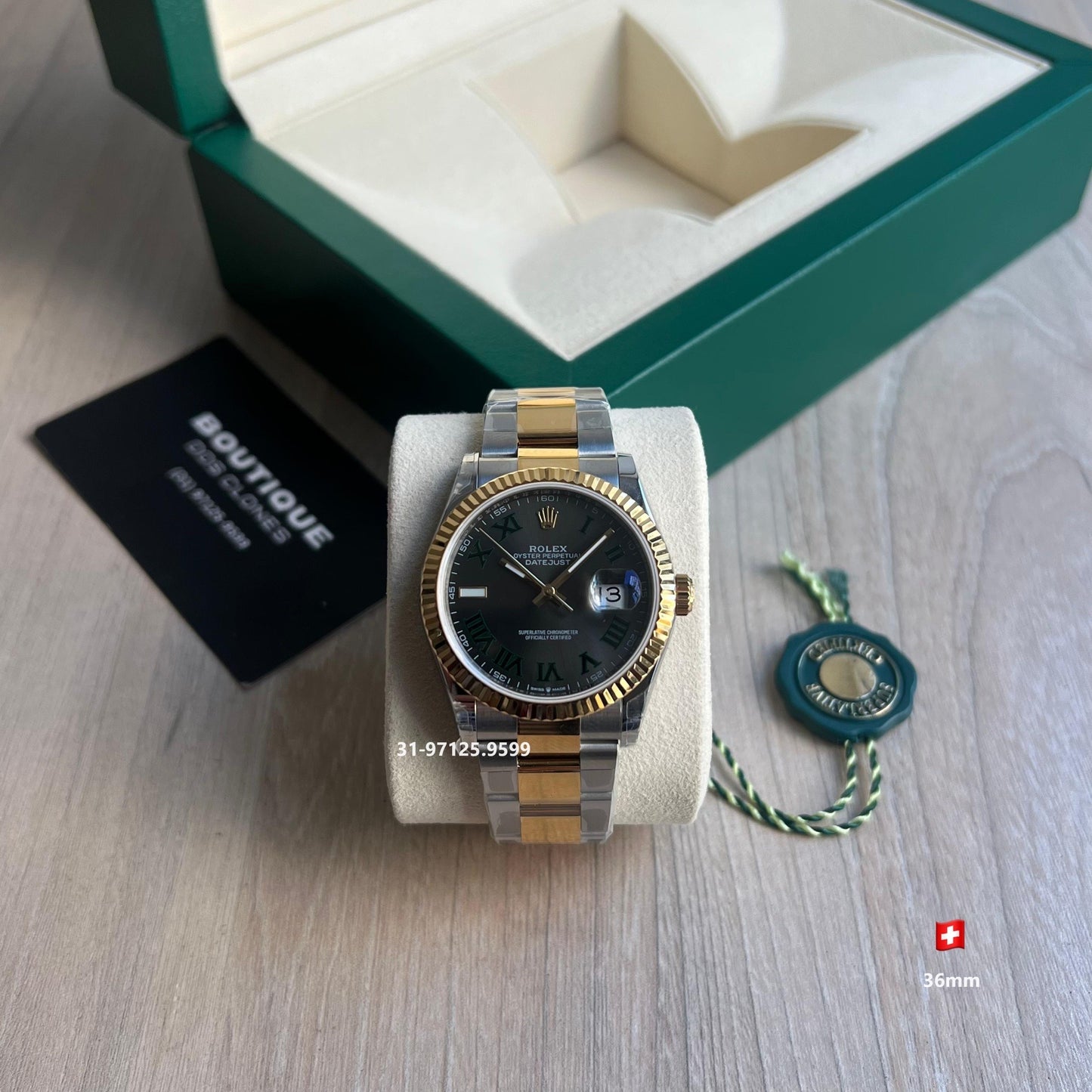 Rolex Datejust - 36mm / misto ouro
