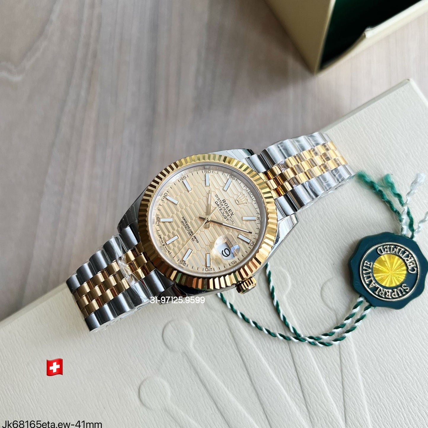 Rolex Datejust - 41mm / Misto Gold - modelo novo