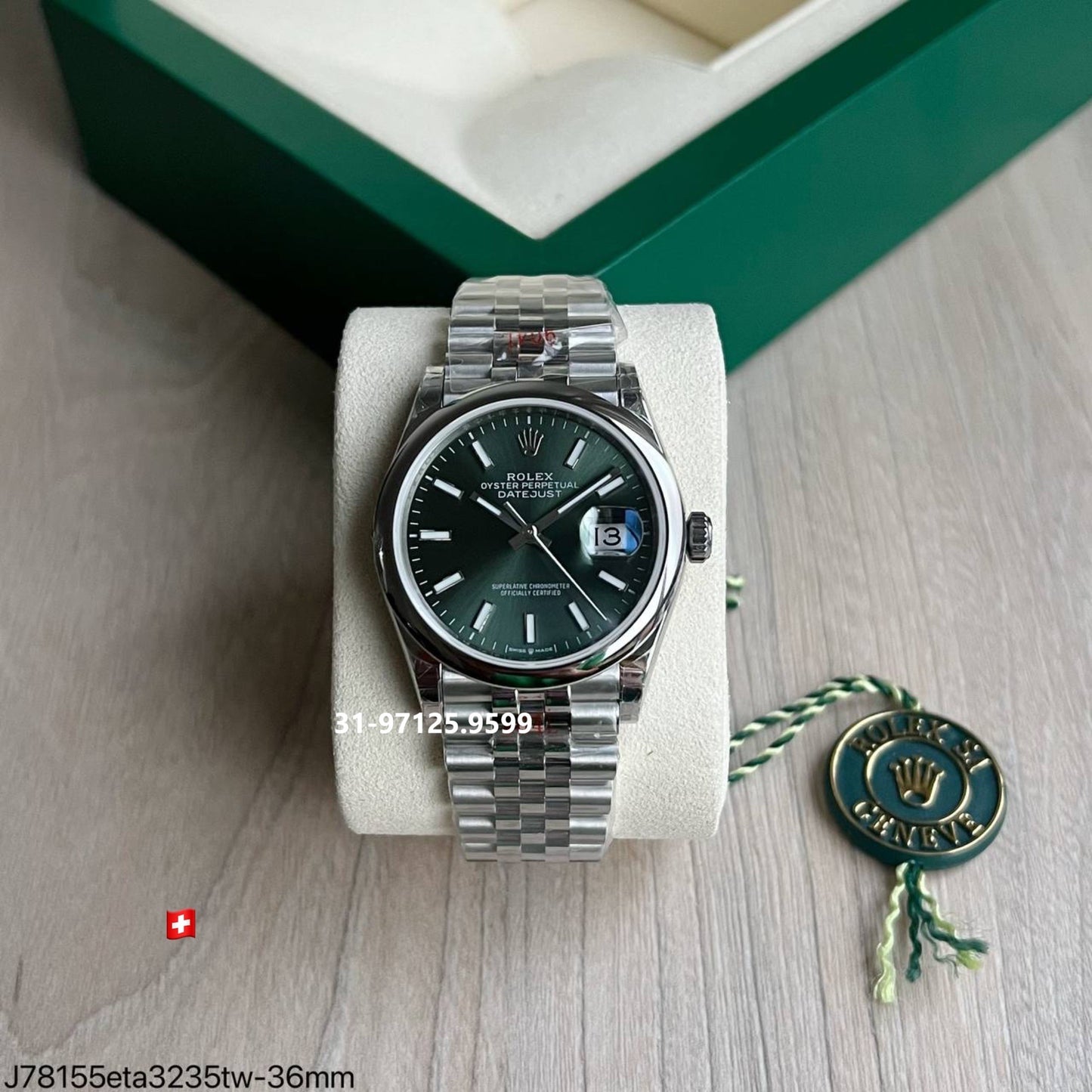 Rolex Datejust - 36mm / verde