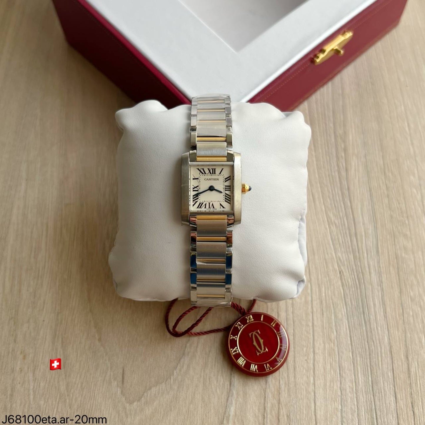 Tank de Cartier / misto gold