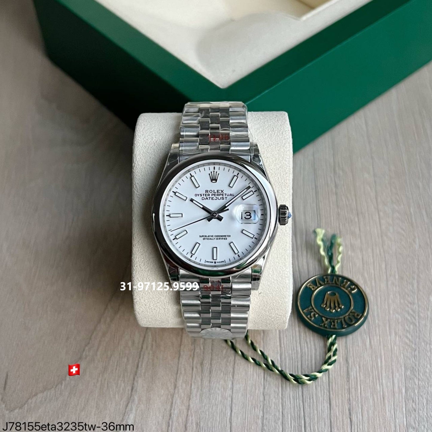 Rolex Datejust - 36mm / branco