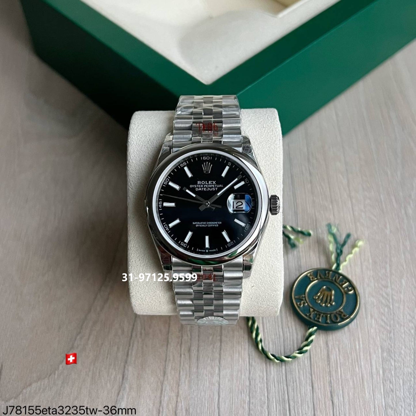 Rolex Datejust - 36mm / preto