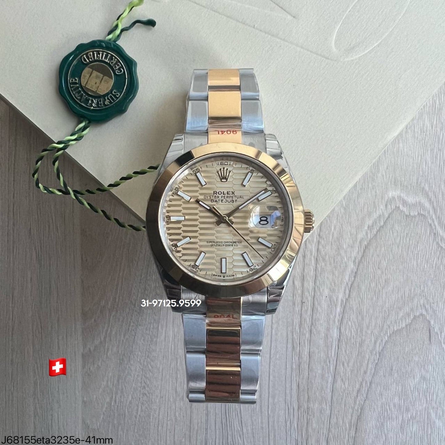 Rolex Datejust - 41mm / Misto Gold - modelo novo
