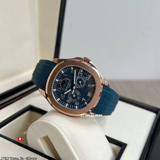 Patek Philippe Aquanaut / azul e rose