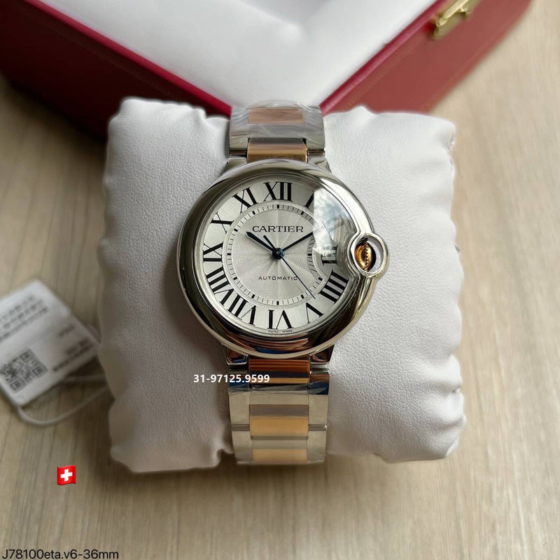 Ballon de Cartier - 36mm / Misto rose