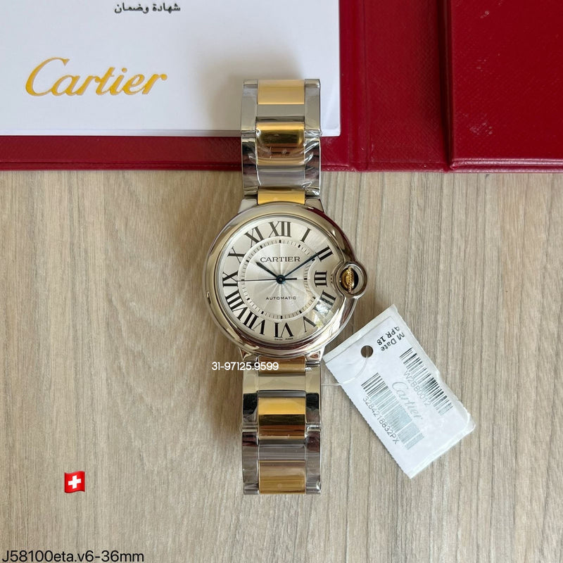 Ballon de Cartier - 36mm / Misto Gold